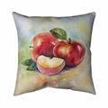 Begin Home Decor 26 x 26 in. Succulent Apples-Double Sided Print Indoor Pillow 5541-2626-GA70